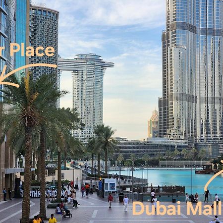 迪拜Downtown Oasis, Burj Khalifa Views, Luxury Amenities公寓 外观 照片